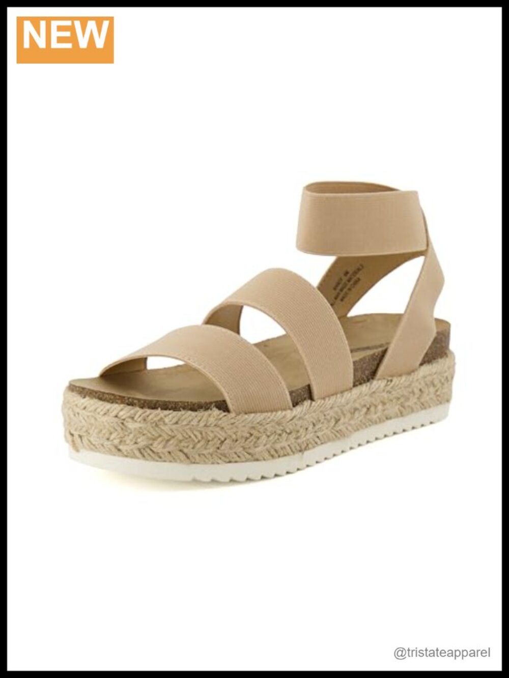 CUSHIONAIRE Strappy Espadrille Platform Wedge Sandals Women Slip On